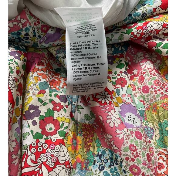 J.Crew x Liberty Fabric Floral Maxi Skirt Size 6 100% Cotton Lined Vintage Flora - Picture 14 of 14